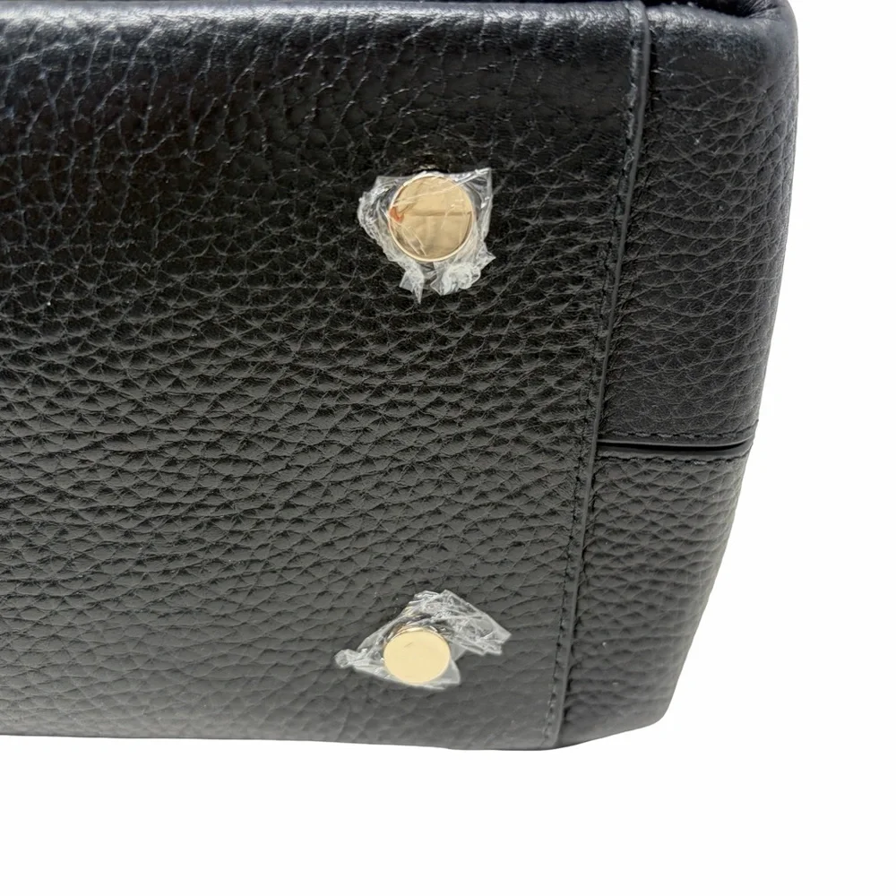 Aspinal Large Paris Black Pebble Bag, NWT - Picture 9 of 16